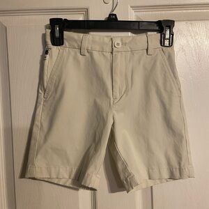 EUC Boys Vineyard Vines Performance On The Go Light Tan Shorts Sz 8